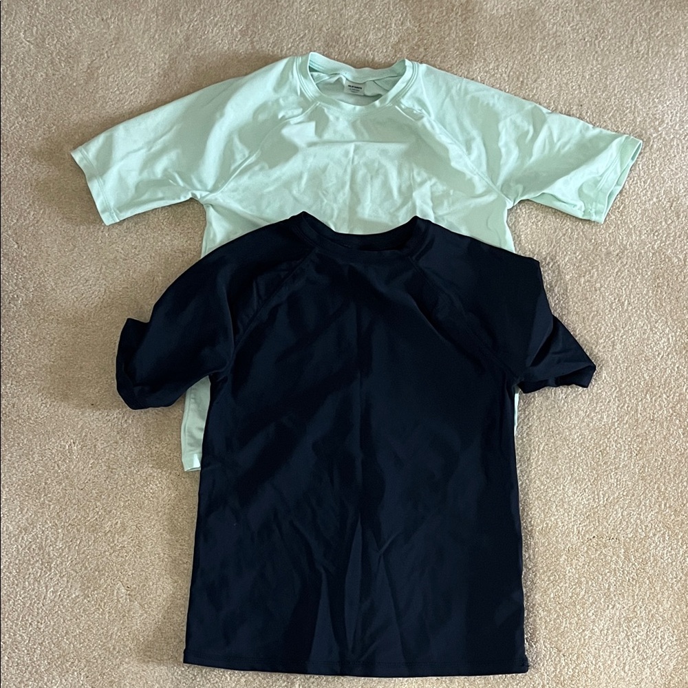 Old Navy Navy Blue and Mint Kids Tees